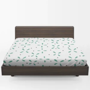 Floral Petal Minimalistic Fitted Sheet 1