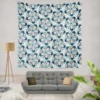 Floral Print Pattern Wall Tapestry