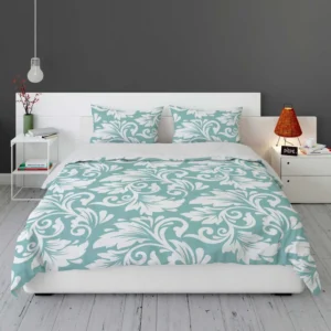 Flower Seamless Pattern with Elegant Texture Bedding Set 2