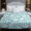 Flower Seamless Pattern with Elegant Texture Duvet Cover