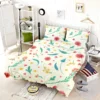 Flowers Blossoms Leaves Bedding Set