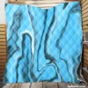 Fluid Art Liquid Marble Quilt Blanket