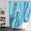 Fluid Art Liquid Marble Shower Curtain