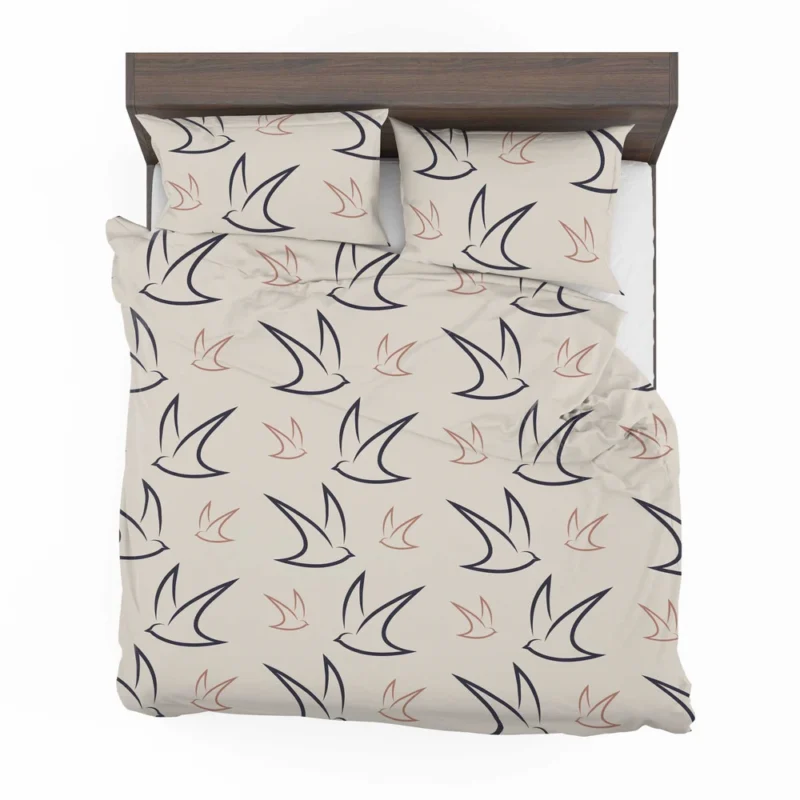 Flying Bird Minimalist Bedding Set 2