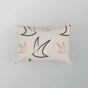 Flying Bird Minimalist Pillow Case