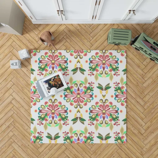 Folklore Floral Design Rug