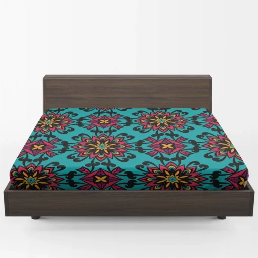 Folklore Geometrics Pattern Fitted Sheet 1