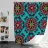 Folklore Geometrics Pattern Shower Curtain