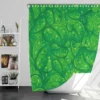 Fresh Green Leaves Shower Curtain