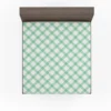 Frog Green Gingham Cross Fitted Sheet