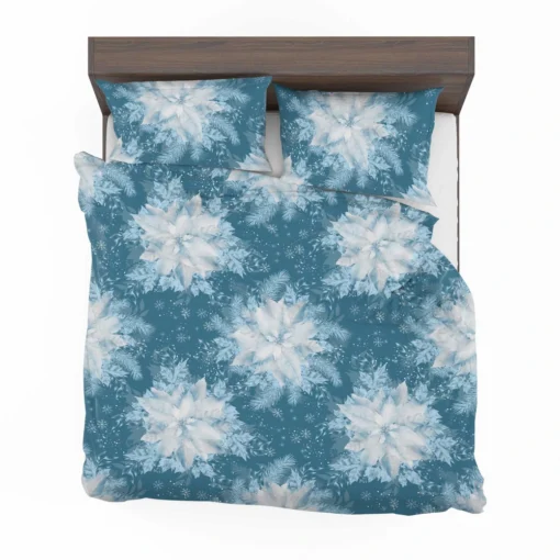 Frozen Snowflakes Winter Design Bedding Set 2