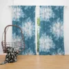 Frozen Snowflakes Winter Design Curtain