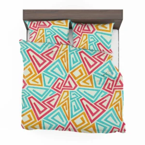 Funky Maze Seamless Pattern Bedding Set 2