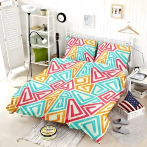 Funky Maze Seamless Pattern Bedding Set