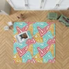 Funky Maze Seamless Pattern Rug