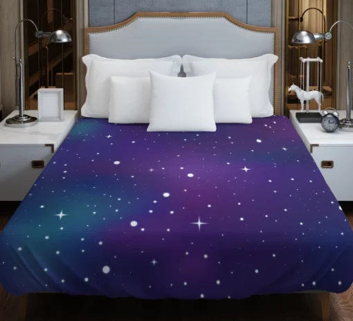 Galaxy Star Design Duvet Cover