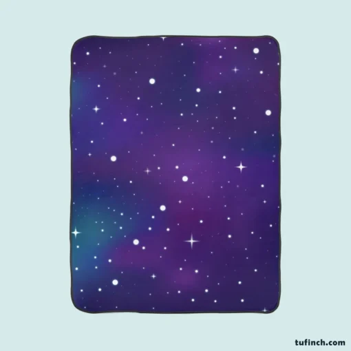 Galaxy Star Design Fleece Blanket 1