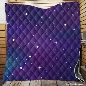 Galaxy Star Design Quilt Blanket