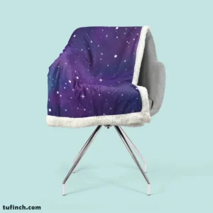 Galaxy Star Design Sherpa Fleece Blanket 2