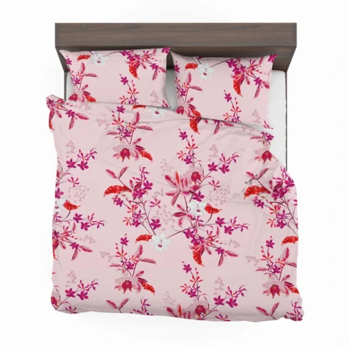 Gentle Garden Orchid Flowers Bedding Set 2