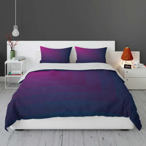 Geometric Background Purple Violet Bedding Set 1