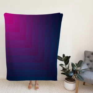 Geometric Background Purple Violet Fleece Blanket