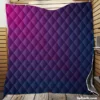 Geometric Background Purple Violet Quilt Blanket