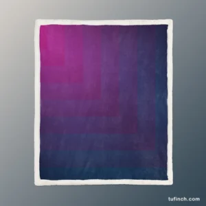 Geometric Background Purple Violet Sherpa Fleece Blanket 1