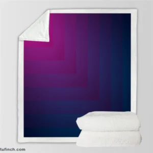 Geometric Background Purple Violet Sherpa Fleece Blanket