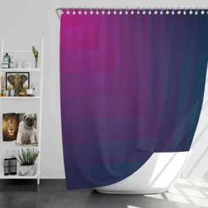 Geometric Background Purple Violet Shower Curtain