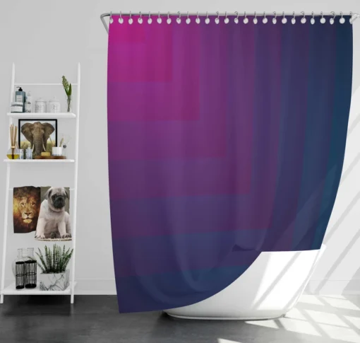 Geometric Background Purple Violet Shower Curtain