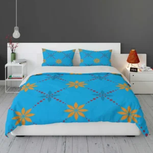 Geometric Botanical Pattern Bedding Set 1