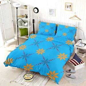 Geometric Botanical Pattern Bedding Set