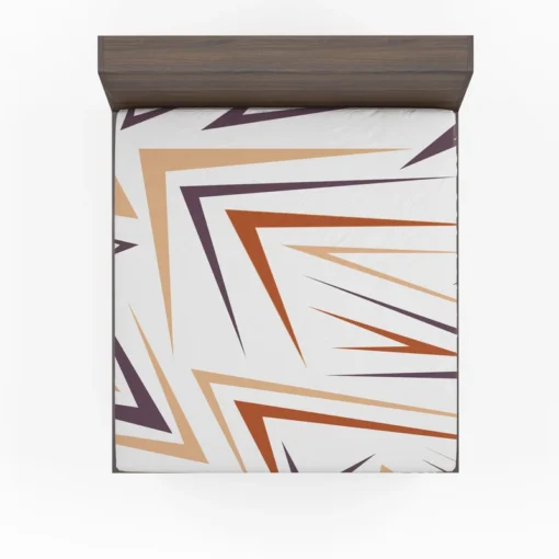 Geometric Classic Color Pattern Fitted Sheet