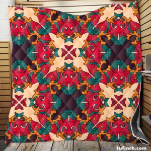 Geometric Design Pattern Quilt Blanket