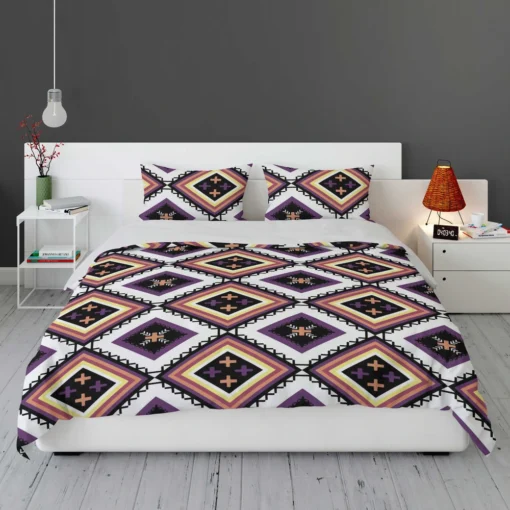 Geometric Ethnic Ikat Pattern Bedding Set 1