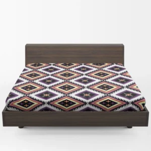 Geometric Ethnic Ikat Pattern Fitted Sheet 1