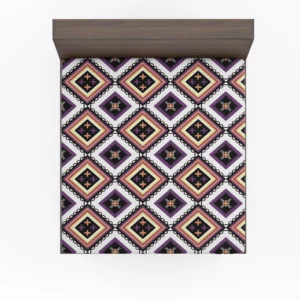 Geometric Ethnic Ikat Pattern Fitted Sheet