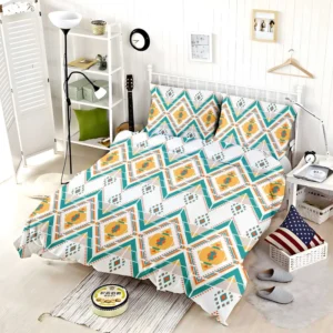 Geometric Ethnic Illustration Bedding Set