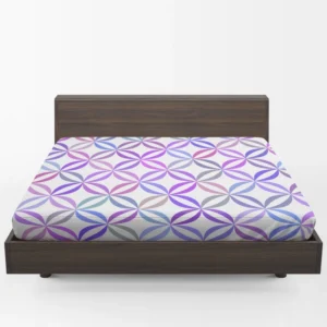 Geometric Floral Gradient Pattern Fitted Sheet 1