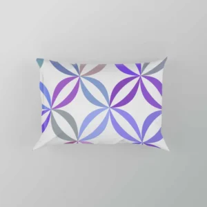 Geometric Floral Gradient Pattern Pillow Case