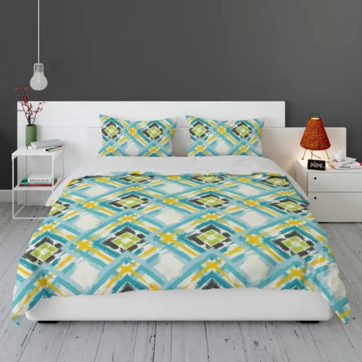 Geometric Ikat Abstract Design Bedding Set 1