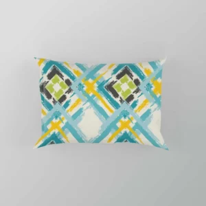 Geometric Ikat Abstract Design Pillow Case