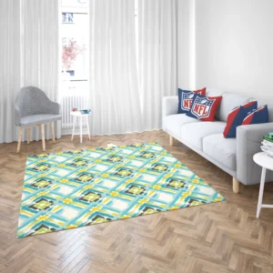 Geometric Ikat Abstract Design Rug 2