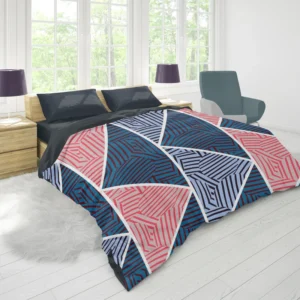 Geometric Tribal Mosaic Pattern Duvet Cover 1