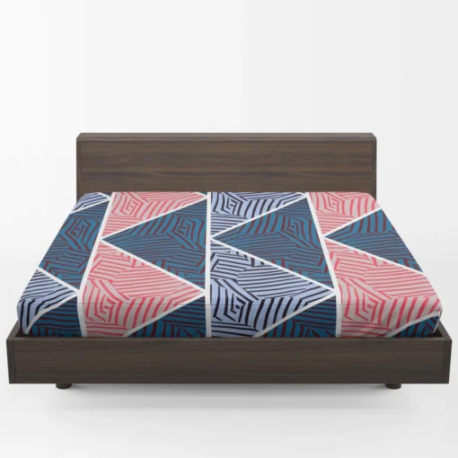 Geometric Tribal Mosaic Pattern Fitted Sheet 1