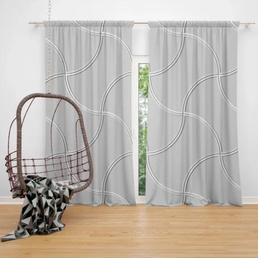 Geometrical Pattern Minimal Curtain