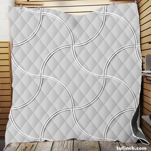 Geometrical Pattern Minimal Quilt Blanket