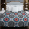 Geometrical Tile Design Duvet Cover