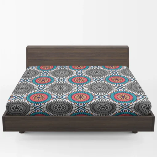 Geometrical Tile Design Fitted Sheet 1